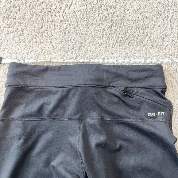 Nike‎ Dri-Fit Running Capri Pant Womens Sz XS Black Epic Lux Tight Running - Picture 8 of 11